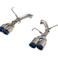 Remark 2022+ Subaru WRX (VB) 4in Axleback Exhaust w/ Burnt Stainless Double Wall Tip