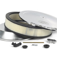 Ford Racing Air Cleaner Kit - Chrome w/Mustang Emblem