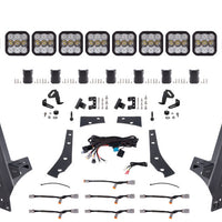 Diode Dynamics Jeep JK SS5 Pro CrossLink Windshield - White Combo Lightbar Kit