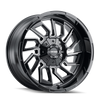 Mayhem 8111 Flywheel 22x10 / 6x135 BP / -19mm Offset / 106mm Hub Black w/ Milled Spokes Wheel