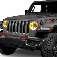 Oracle Jeep Wrangler JL/Gladiator JT 7in. High Powered LED Headlights (Pair) - Dynamic SEE WARRANTY