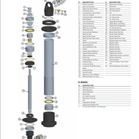 Fox Rplcmt BODY: DIA. 1.834 Bore, 9.350 TLG Steel Intl By-Pass Ford Crew Cab - Front