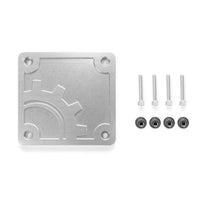 BuiltRight Industries 2020 Jeep Gladiator Bed Plug Plate Cover (Alum) - Silver