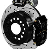 Wilwood Forged Dynalite Rear Electronic Parking Brake Kit - Black Powder Coat Caliper - D/S Rotor