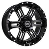 Enkei Commander 20x9 15mm Offset 6x139.7 Bolt Pattern 108 Bore Black Machined Wheel