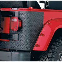 Bushwacker 97-06 Jeep Wrangler Trail Armor Rear Corners - Black