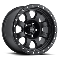 Raceline 929B Avenger 17x9in / 8x165.1 BP / -12mm Offset / 130.81mm Bore - Satin Black Wheel