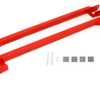 BMR 82-82 3rd Gen F-Body Weld-On Boxed Subframe Connectors (Inside Frame Exhaust) - Red