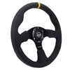 NRG Reinforced Steering Wheel (320mm) Alcantara Steering Wheel w/ Black Stitching