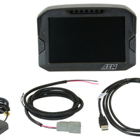 AEM CD-7 Non Logging GPS Enabled Race Dash Carbon Fiber Digital Display w/o VDM (CAN Input Only)