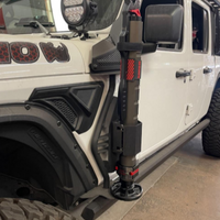 Go Rhino 18-24 Jeep Wrangler JL/JLU/JT Front Fender Jack Mount for Xventure Gear EG Jack - Tex. Blk