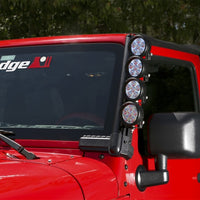 Rugged Ridge 07-18 Jeep Wrangler JK Elite Fast Track Windshield Light Bar Mount w/o Crossbar