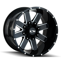 ION Type 141 20x10 / 8x165.1 BP / -19mm Offset / 130.8mm Hub Gloss Black Milled Wheel