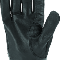 River Road Pecos Leather Mesh Gloves Black Womens - Small