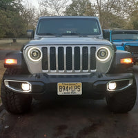 Oracle Jeep JL/Gladiator JT Oculus Bi-LED Projector Headlights - Amber/White Switchback SEE WARRANTY