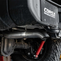 Corsa 2018-2024 Jeep Wrangler JLU 3.6L Sport 2.75in Cat-Back Exhaust w/ Turn Down Tip