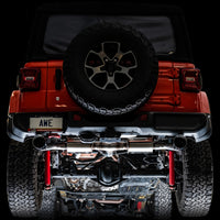 AWE Tuning 2018+ Jeep Wrangler JL/JLU Tread Edition Axle-Back Dual Exhaust - Chrome Silver Tips