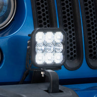 Diode Dynamics 07-18 Jeep JK Wrangler SS5 Bumper LED Pod Light Kit - Sport Yellow Driving