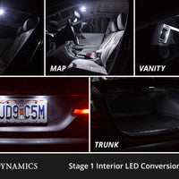 Diode Dynamics 12-17 Toyota Camry Interior LED Kit Cool White Stage 1