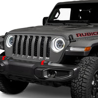 Oracle Jeep Wrangler JL/Gladiator JT 7in. High Powered LED Headlights (Pair) - White SEE WARRANTY