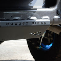 Rugged Ridge 07-23 Jeep Wrangler JK/JKU/JL/JLU & 20-23 Gladiator Hitch Skid Plate 2in. Rec - Tex Blk