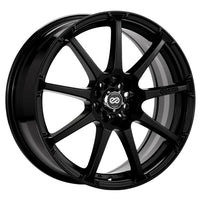 Enkei EDR9 17x8 5x105/110 38mm Offset 72.6 Bore Diameter Black Paint Wheel