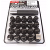 Rays M12x1.25 5 holes 16pcs nut, 4pcs Lock nut, 1 adapter & 1 lock nut key - Black