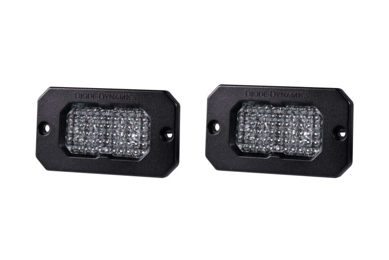 Diode Dynamics Stage Series 2 In LED Pod Sport - White Flood Flush ABL (Pair)