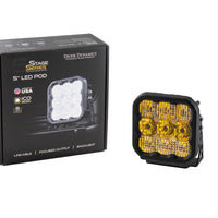 Diode Dynamics SS5 LED Pod Sport - Yellow Combo (Single)