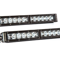 Diode Dynamics 12 In LED Light Bar Single Row Straight Clear Driving (Pair) Stage Series