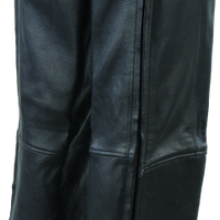 River Road Sierra Leather Chaps Black Womens - Small