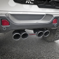 aFe Rebel Series 2.5in. 304 SS C/B Exhaust System 2018 Jeep Wrangler (JL) V6-3.6L - Black Tip