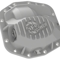 aFe Street Series Front Differential Cover Raw 2018+ Jeep Wrangler (JL) V6 3.6L (Dana M186)