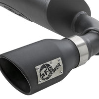 aFe Rebel Series 2.5in 409 SS Axle-Back Exhaust w/ Black Tips 2007+ Jeep Wrangler (JK) V6 3.6L/3.8L