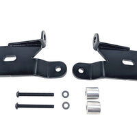 KC HiLiTES 18-19 Jeep Wrangler JL A-Pillar Light Mount Bracket Set (Pair) - Black