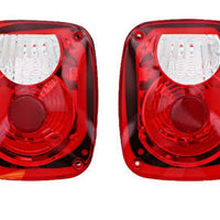 Rampage 1976-1983 Jeep CJ5 Taillight Conversion Kit - Brite