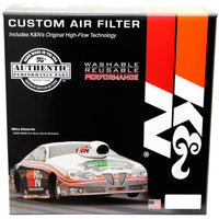 K&N Universal Custom Air Filter - Round 5.125in Flange / 14in OD / 5.125in ID / 4.625in Height