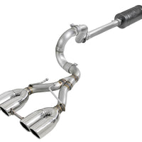 aFe Rebel Series 2.5in 304 SS Cat-Back Exhaust w/ Polished Tip 18-20 Jeep Wrangler (JL)