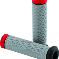 ProTaper Tri Density Full Diamond ATV Grips - Red