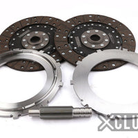 XClutch Chevrolet 9in Twin Solid Organic Multi-Disc Service Pack