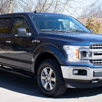 Fishbone Offroad 2015+ Ford F150 Super Crew Cab Oval Side Steps - Black Textured