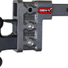 Gen-Y Mega Duty 2in Shank 5in Drop 2K TW 16K Hitch w/GH-051 Dual-Ball/GH-032 Pintle Lock