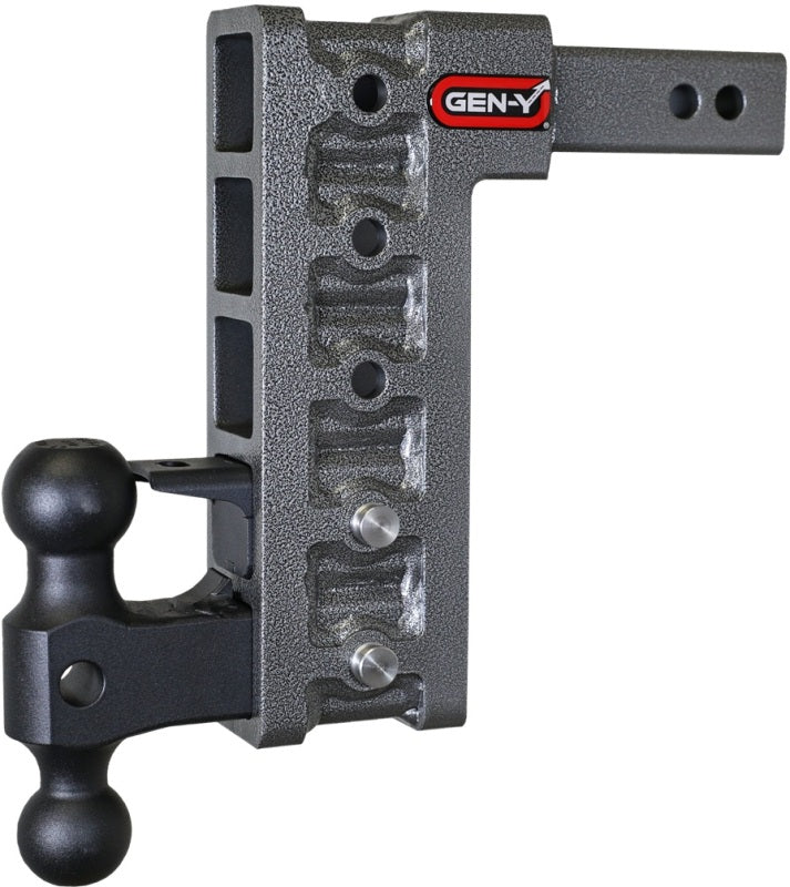 Gen-Y Mega Duty 2in Shank 10in Drop 2K TW 16K Hitch w/GH-051 Dual-Ball/GH-032 Pintle Lock