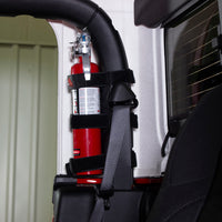 Fishbone Offroad Padded Roll Bar Black Fire Extinguisher Holder