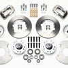 Wilwood Forged Dynalite Front Kit 11.00in Polished 37-48 Ford Psgr. 360 Plate Mount