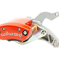 Wilwood Caliper - MC4 Mechanical Right Hand - Red 1.19in Piston 1.10in Rotor - Red