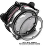 Performance Machine  Vision Air Cleaner W/Bezel - Contrast Cut