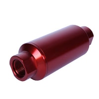 Aeromotive In-Line Filter - (AN-10) 10 Micron Microglass Element Red Anodize Finish