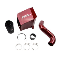 Wehrli 07.5-10 Chevrolet Duramax LMM 4in Intake Kit - WCFab Red