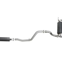 aFe Rebel Series 2.5in 304 SS Cat-Back Exhaust w/ Black Tips 2018+ Jeep Wrangler (JL) V6 3.6L